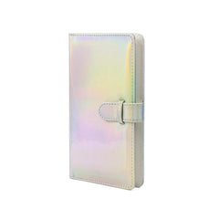 Fujifilm Instax Photo Album 96 Slot | 96 Pocket Iridescent Pink | Shiny Silver