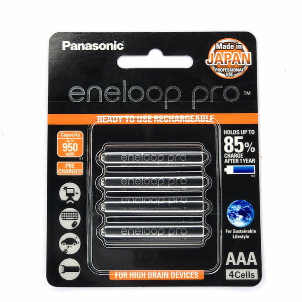 Panasonic Eneloop AAA Rechargeable Batteries (800mAh, 4 Pack), Auckland