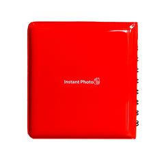 Authentic Fujifilm Official Instax Mini Album 64 Pocket Slots | Red