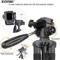 ZOMEI Q111 Professional Portable Travel Aluminum Camera Tripod&Pan Head for SLR DSLR Digital Camera