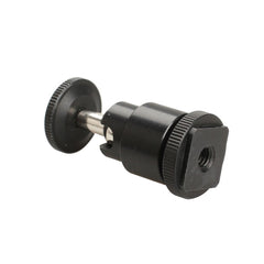 Mini Ballhead Camera Mount with Hotshoe and  1/4" Screw Mount for Tripod / 360 Swivel / DSLR / MIRRORLESS / CAMCORDER