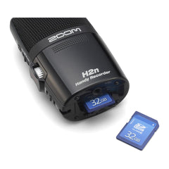 Zoom H2N Stereo/Surround-Sound Portable Recorder, 5 Built-In Microphones, X/Y, Mid-Side, Surround Sound, Ambisonics Mode, Records to SD Card, For Recording Music, Audio for Video, and Interviews
