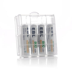 EBL 4 Pack 1.2V AAA Size 800mAh Rechargeable battery - Ni-MH NiMH Camera Commons PH