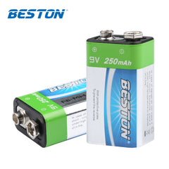Beston 1pcs 9V 250mAh NI-MH Rechargeable Battery
