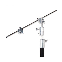 3.2M / 10.5ft Heavy Duty Studio Centry C Stand Detachable Light C-stand with Holding Arm and Line Resizer for Flash Strobe Flag Reflector