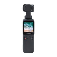 Feiyu Pocket Camera Gimbal 3-Axis 4K Hd Handheld Gimbal Camera Stabilizer 120° Wide Angle Smart Track Built-In Wi-Fi Control