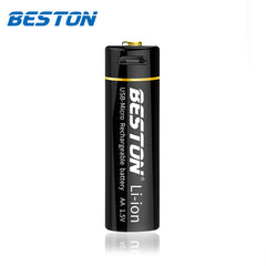 Beston 2800wHm AA Rechargeable Battery with Micro USB Input