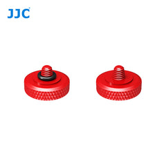 JJC SRB Deluxe Shutter Button Red-Black / Soft Shutter Release (SRB-R BLACK)
