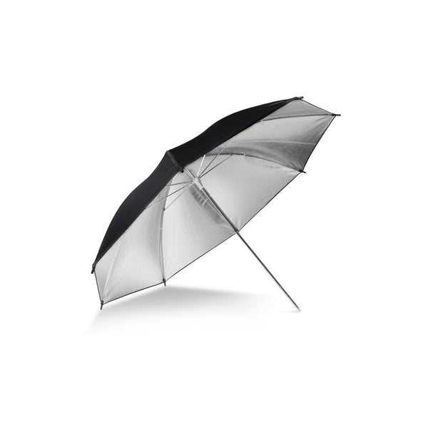 108cm/43 inch Black Silver Umbrella Studio Photography Diffuser Umbrella for Camera Flash or Strobe