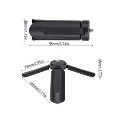 Ulanzi MT-05 Mini Tripod Professional Mini Folding Tripod Monopod 1/4 Screw for Phone Smartphone Video Stand Handle Grip