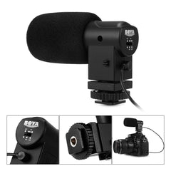 BOYA BY-V01 Stereo Mini Camera Condenser Microphone BYV01 BY-V01