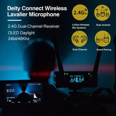 Deity Microphones Deity Connect Dual-Channel True Diversity Wireless System (2.4 GHz)