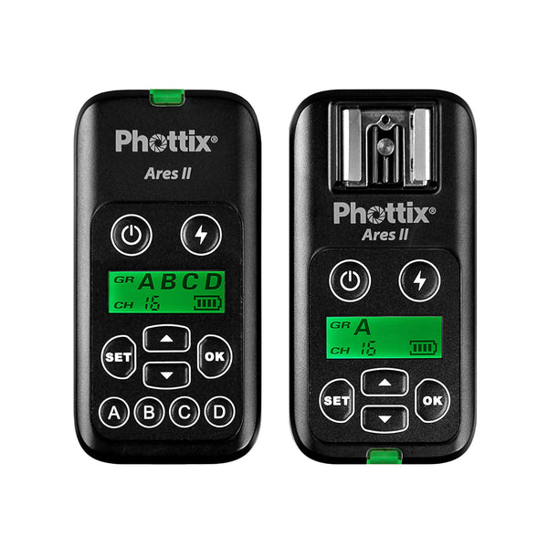 Phottix Ares II Wireless Flash Trigger Kit - Transmitter and Receiver (89550 , PH89550)