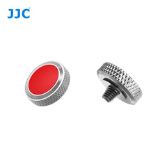 JJC SRB Deluxe Shutter Button Grey-Red / Soft Shutter Release (SRB-GR RED)