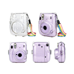 Fujifilm Instax Mini 11 Transparent Protective Crystal Case Cover Fuji Mini11 Clear CASE ONLY