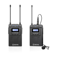 BOYA BY-WM8 Pro K2 UHF Dual-Channel Wireless Lavalier System (576.4 to 599.9 MHz, 568.6 to 592 MHz) WM8