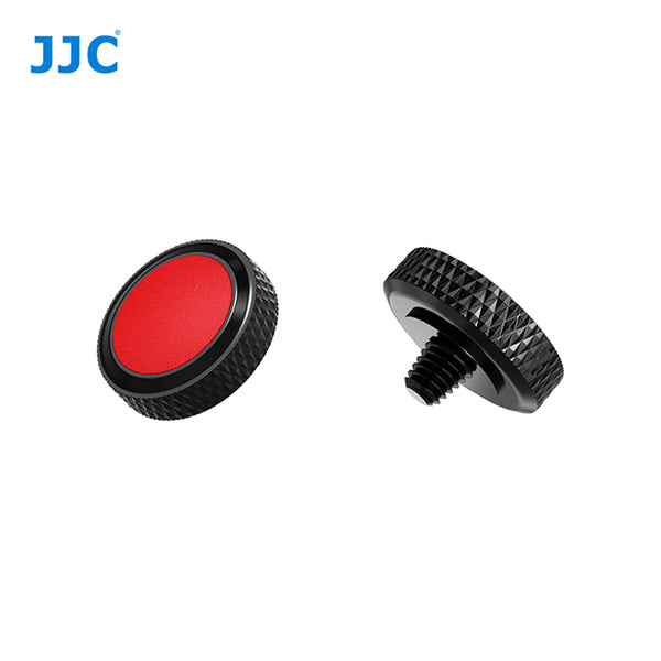 JJC SRB Deluxe Shutter Button BLACK-RED/ Soft Shutter Release (SRB-BK RED)