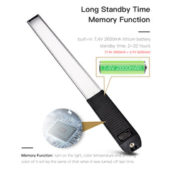 LUXCEO Q508A RGB LED Light Wand with Remote Control for Photography and Video
