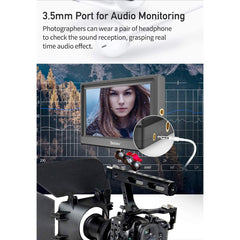 Desview Mavo-P5 Camera Field Monitor, 5.5" Sharp IGZO Screen, 1920x1080 with 4K HDMI Input,DSLR-Camera-Field-Monitor