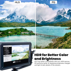 Desview R5 5.5 inch Touchscreen On-Camera Field Monitor 1920x1080 IPS with HDR/3D-Luts/Dual-use Battery System on-Camera-Touchscreen-Field-Monitor