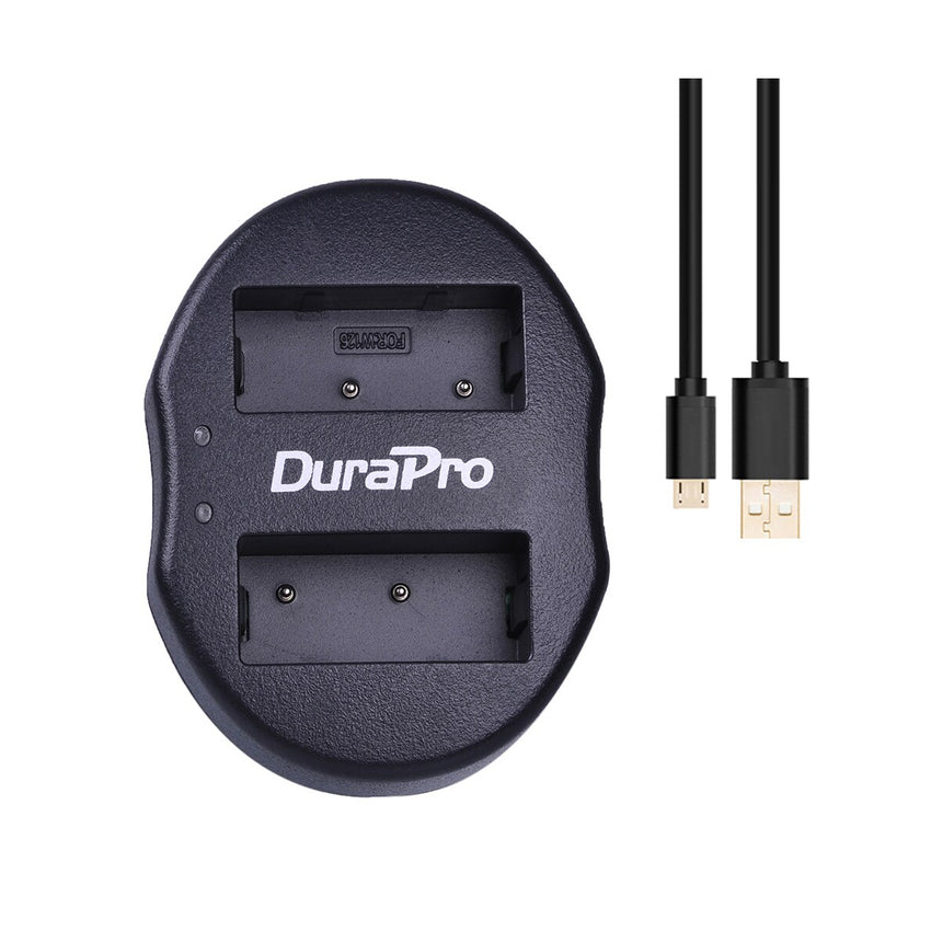 DuraPro NP-W126 NP W126 Dual USB Charger for Fujifilm HS30EXR HS33EXR X-Pro1 X-E1 X-E2 X-A1 X-A1 X-A2 X-T1 HS50 HS35 X-Pro1 X-T1