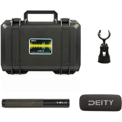 Deity Microphones S-Mic 2S Shotgun Microphone, Ultra Low Off-Axis Coloration, Low Inherent Self-Noise, Weather Resistant, RF-Interference Proof, 24V/48V Phantom Powering, Super Cardioid Pickup Pattern, Only 3oz