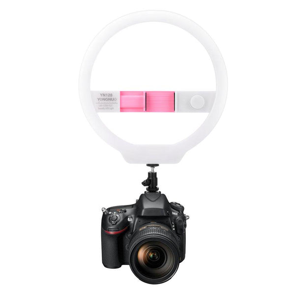 Yongnuo YN128 / YN 128 LED Ring Light with Variable Color Temperature Output 3200-5000K LED Beauty Vlogging Makeup Photography Studio