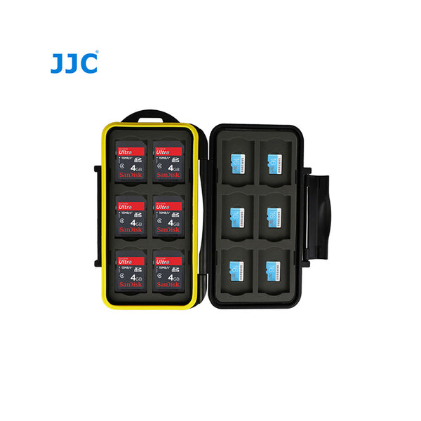 JJC Memory Card Case fits for 12XSD cards,12X Micro SD Cards (MC-SDMSD24)