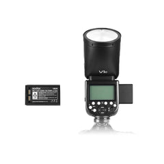 Godox V1-C V1 Canon Flash, 1.5 sec Recycle Time,1/8000 HSS, 480 Full Power Shots,  2600mAh Lithium Battery for Canon Cameras / Round Head Flash