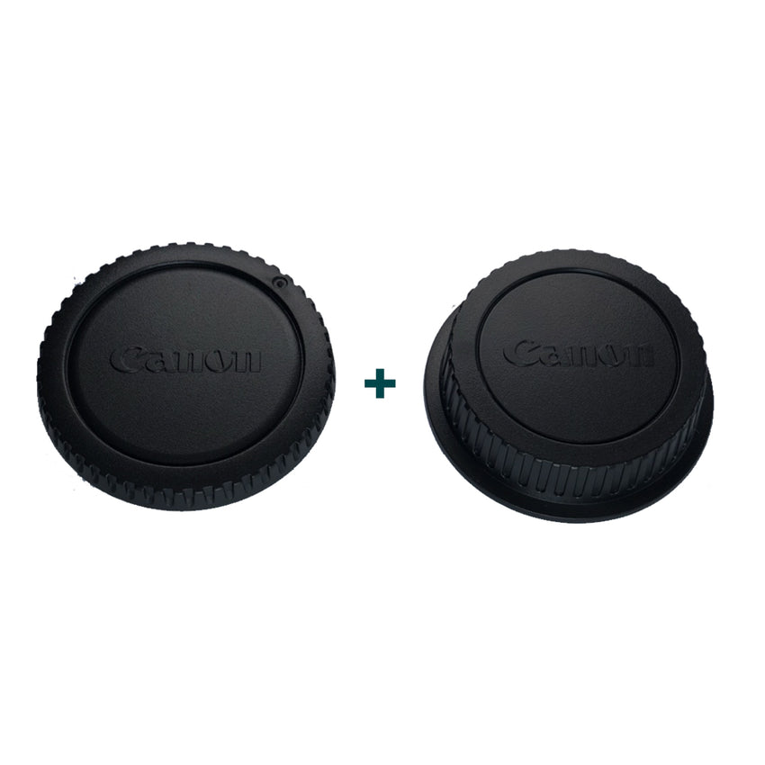 Canon Rear Lens Cover + Front Body Cap for EOS EF DSLR Camera // Replacement Cover