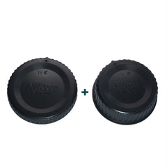 Nikon Rear Lens Cover + Front Body Cap for Nikon F Mount DSLR / Replacement Cover