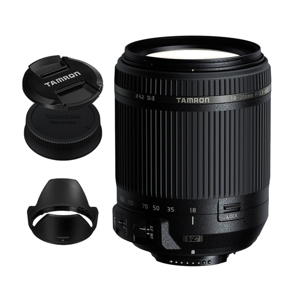 Tamron B018 18-200mm f/3.5-6.3 Di II VC Lens for Nikon DSLR Nikon F Mount Crop Frame