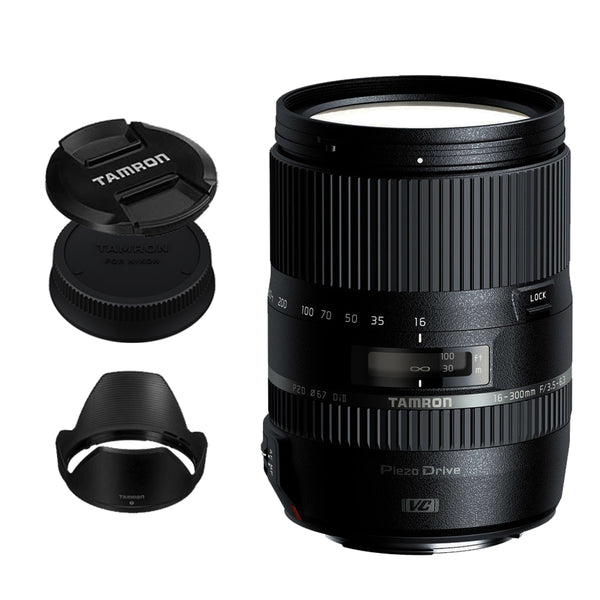 Tamron B016 16-300mm f/3.5-6.3 Di II VC PZD MACRO Lens for Nikon DSLR Nikon F Mount Crop Frame