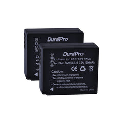 2 pcs DuraPro DMW-BLG10 DMW BLG10E BLG10 Camera Battery