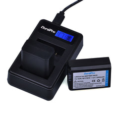 DuraPro DUAL USB Camera Battery Charger For Sony NP-FW50 Battery