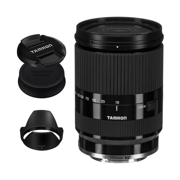 Tamron B011SE 18-200mm F/3.5-6.3 Di III VC Lens for Sony Mirrorless E Mount Crop Frame (Black)