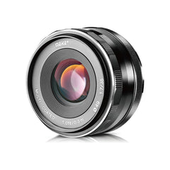 MEIKE 35mm 1.7 WITH FREE LENS HOOD Large Aperture Manual Focus Prime Lens APS-C for FUJI