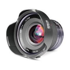 Meike 12mm F/2.8 Ultra Wide Angle Manual Focus Prime Lens for Fujifilm APS-C Mirrorless Cameras