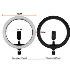 RL30 30cm LED Ring Light with Stand and FREEBIES / Photography Beauty Vlogging Lighting Makeup / for DSLR Mirrorless Cameras