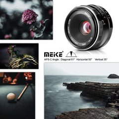 Meike 25mm 1.8 Wide Angle Manual Lens for Sony E mount Mirrorless Cameras
