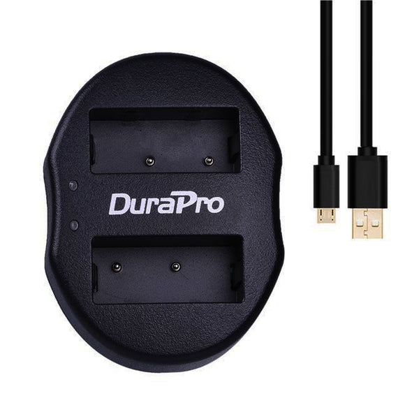 DuraPro Canon LP-E6 Dual USB Charger for Canon Cameras