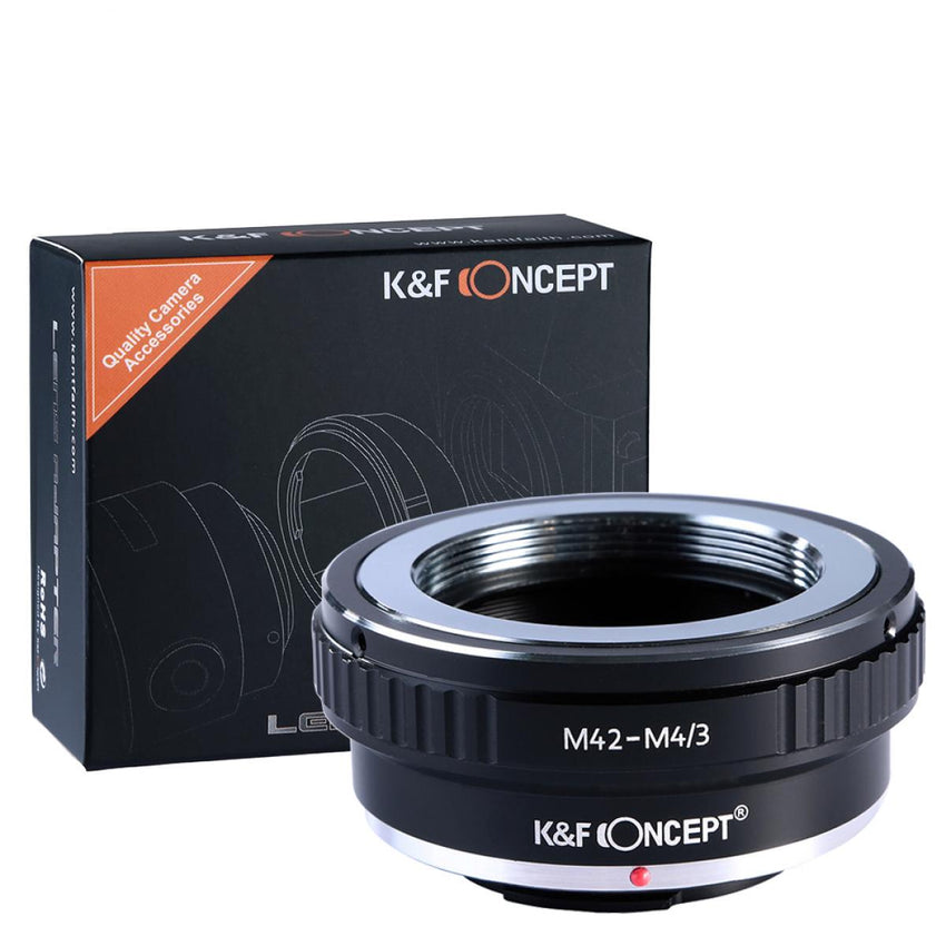 K&F Concept M42 Lenses to M43 MFT Mount Camera Adapter