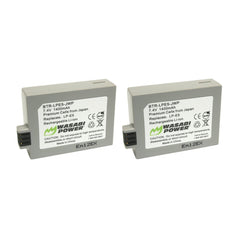 Wasabi Power Battery (2-Pack) and Dual USB Charger for Canon LP-E5 LPE5