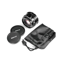 MEIKE 35mm 1.7 WITH FREE LENS HOOD Large Aperture Manual Focus Prime Lens APS-C  for SONY