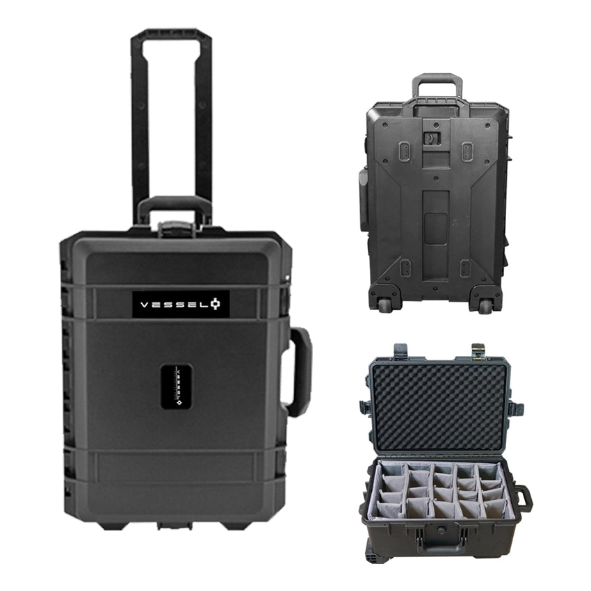 VESSEL CC2 Trolley Hard Case / Photography Equipment Gear Case Large Size with FREE DIVIDER