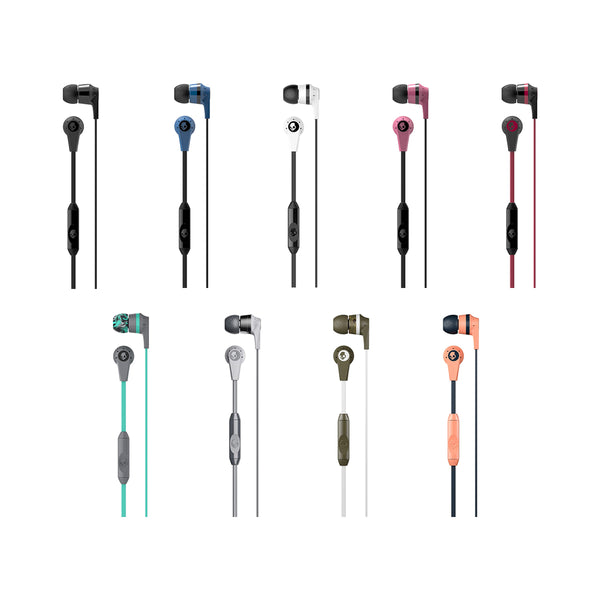 SkullCandy INK'D 2.0 Wired Earbuds with Microphone In-Ear Headphones Earphones INKD 2.0