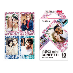 FUJIFILM Instax Mini Confetti Instant Film Multi-Color (10 Sheets)