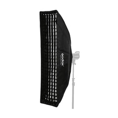 Godox 35x160cm Grid Softbox with Bowens Mount Honeycomb Grid for Studio Strobe Flash Light