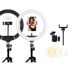 RL-10 LED Ring Light 10" 26cm Fill Light for Photography Vlogging Makeup | 2.6ft / 80cm With Stand