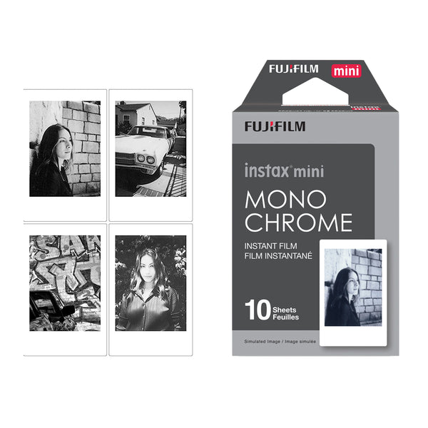 FUJIFILM Instax Mini Monochrome Film (10 Sheets)